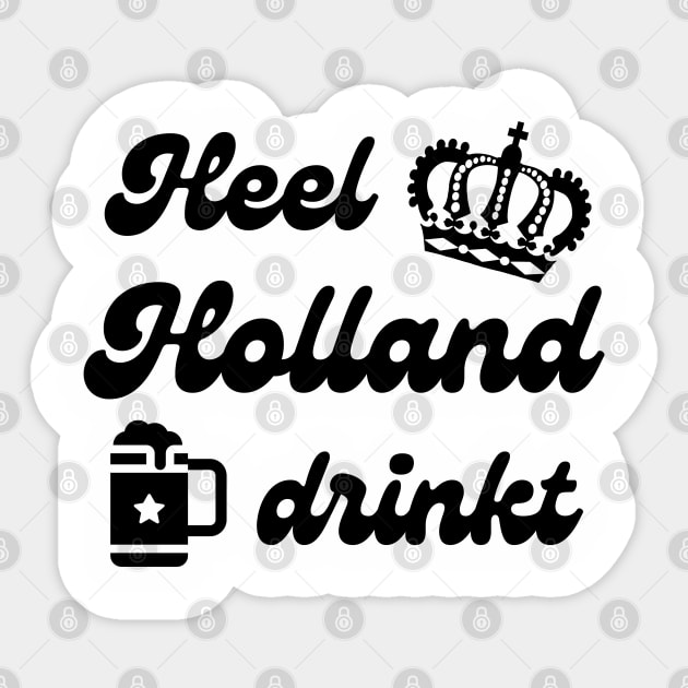 Heel Holland Drinkt Sticker by stressless
